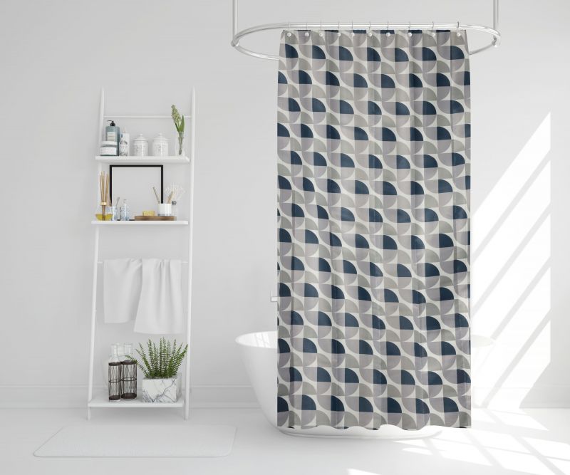 Φωτογραφία από SHOWER CURTAIN MARIN-ANTHRACITE 150X180