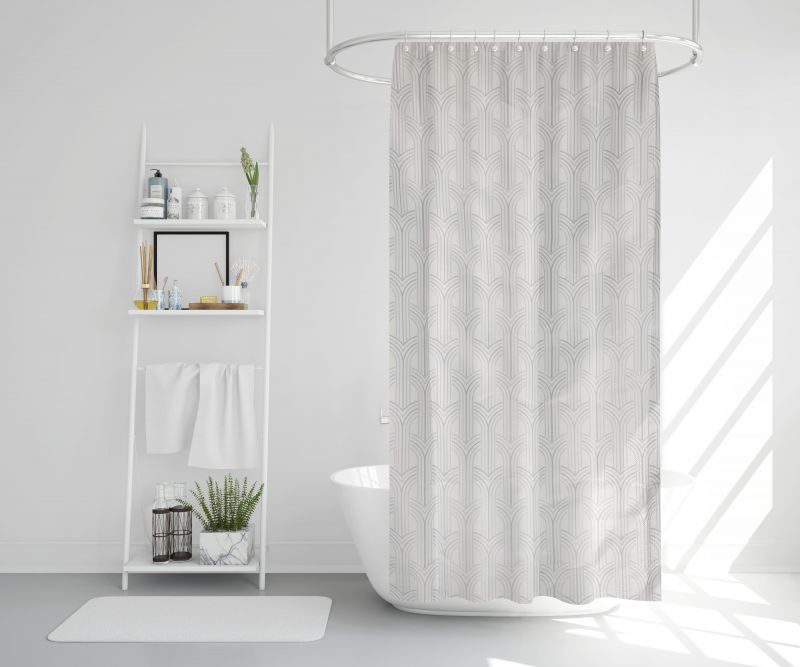 Φωτογραφία από SHOWER CURTAIN PASTEL BRIDGE 150X180