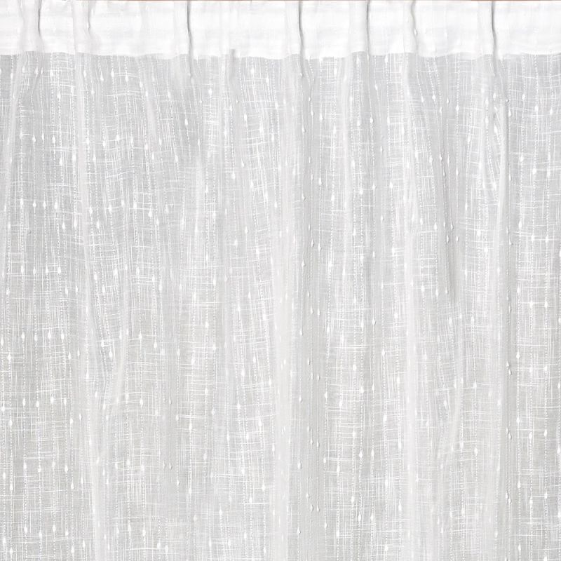 Φωτογραφία από ΚΟΥΡΤΙΝΑ ΓΑΖΑ OFF-WHITE COTTON SNOW 200Χ290 ΜΕ ΤΡΕΣΑ