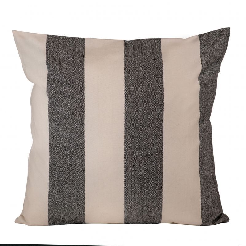 Φωτογραφία από CUSHION BLACK STRIPES 45X45