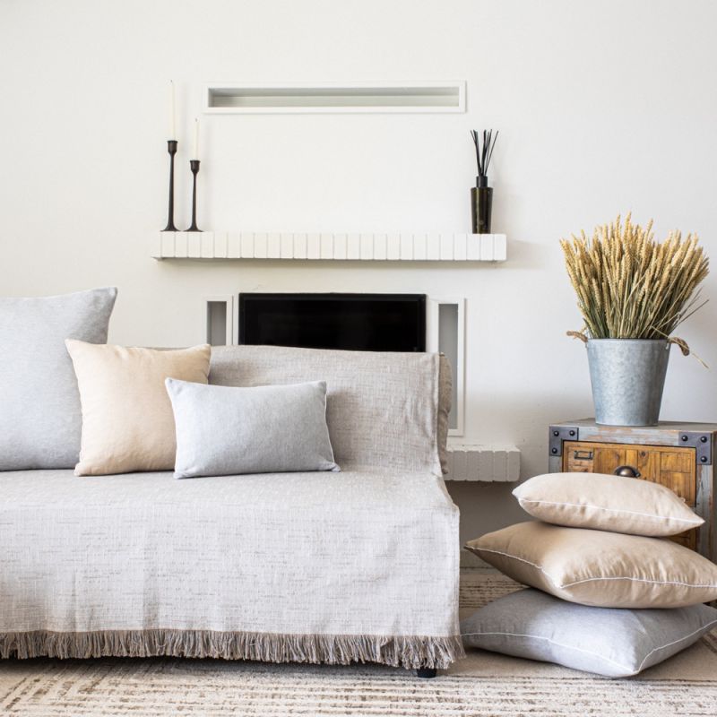 Φωτογραφία από THROW PLEXI GREY/BEIGE 