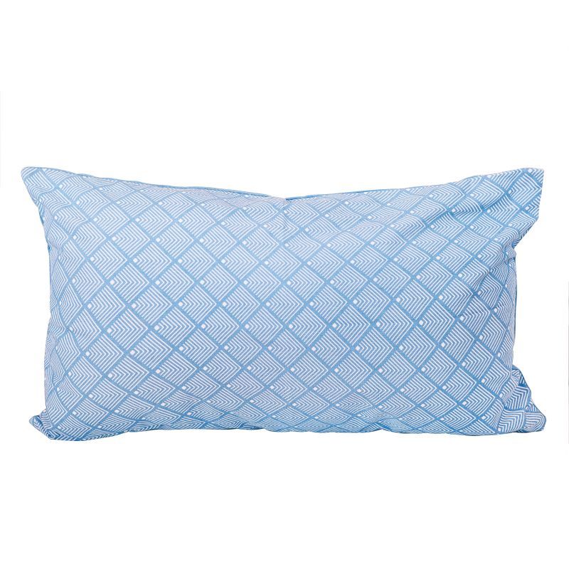 Φωτογραφία από COTTON CUSHION AZTEC SKYBLUE 30Χ50 